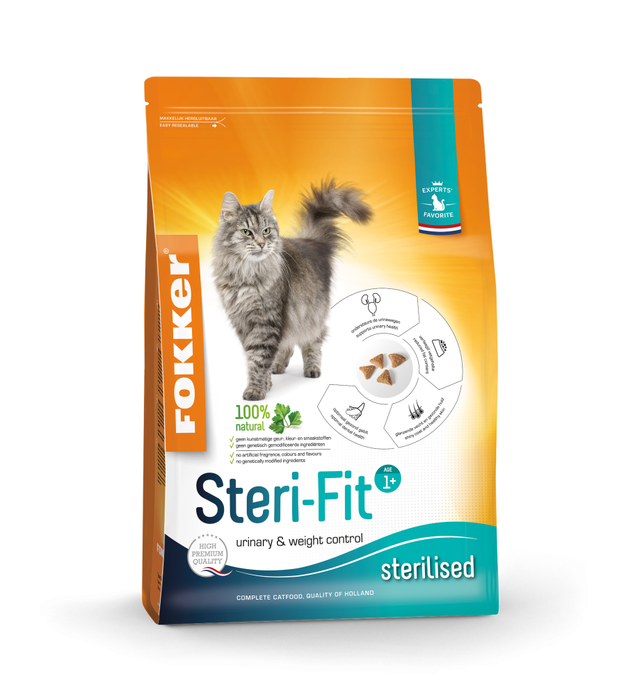 Vrijgekomen overhandigen Sta op Cat Steri-Fit / Fokker Petfood