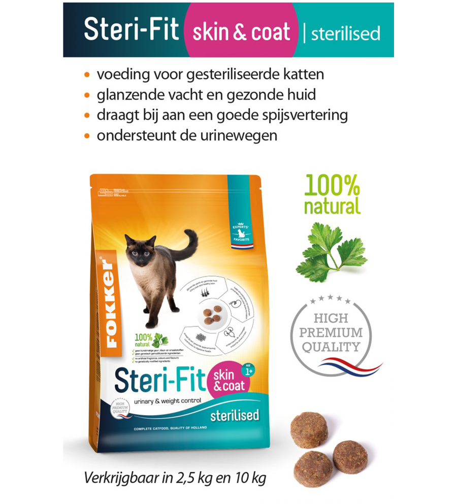 Cat Steri-Fit Skin & Coat