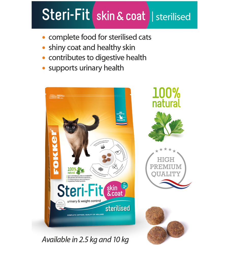 Cat Steri-Fit Skin & Coat