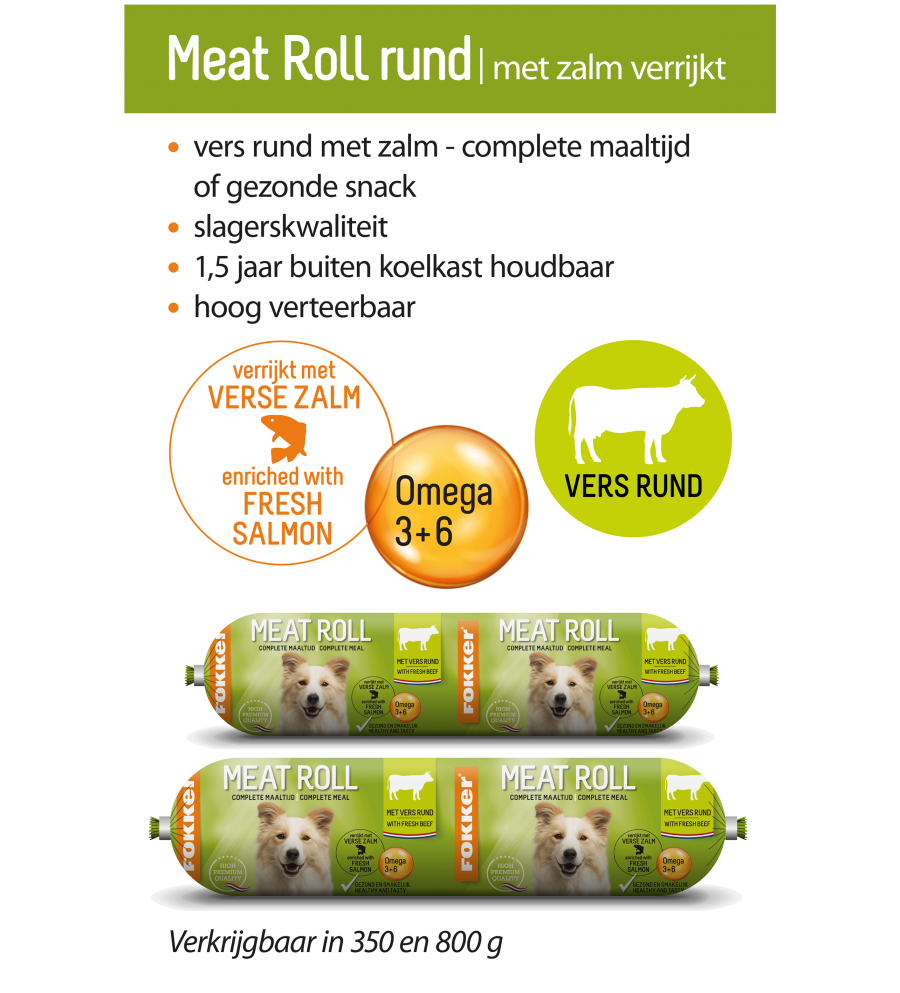 Dog Meat Roll mit Rindfleisch